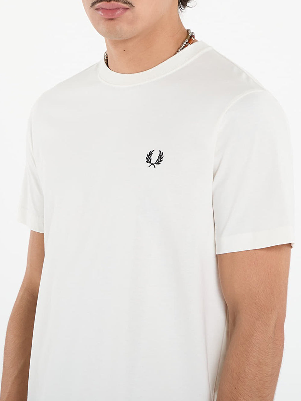 T-shirt Fred Perry da Uomo - Bianco