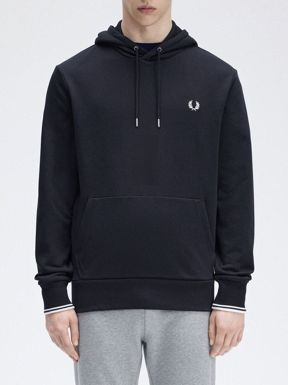 Felpa Cappuccio Fred Perry da Uomo - Blu