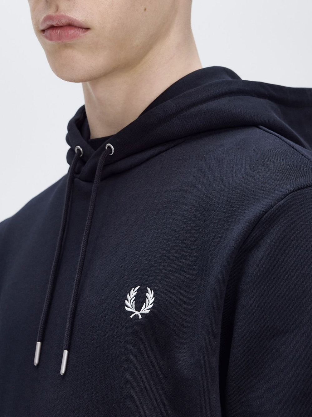 Felpa Cappuccio Fred Perry da Uomo - Blu