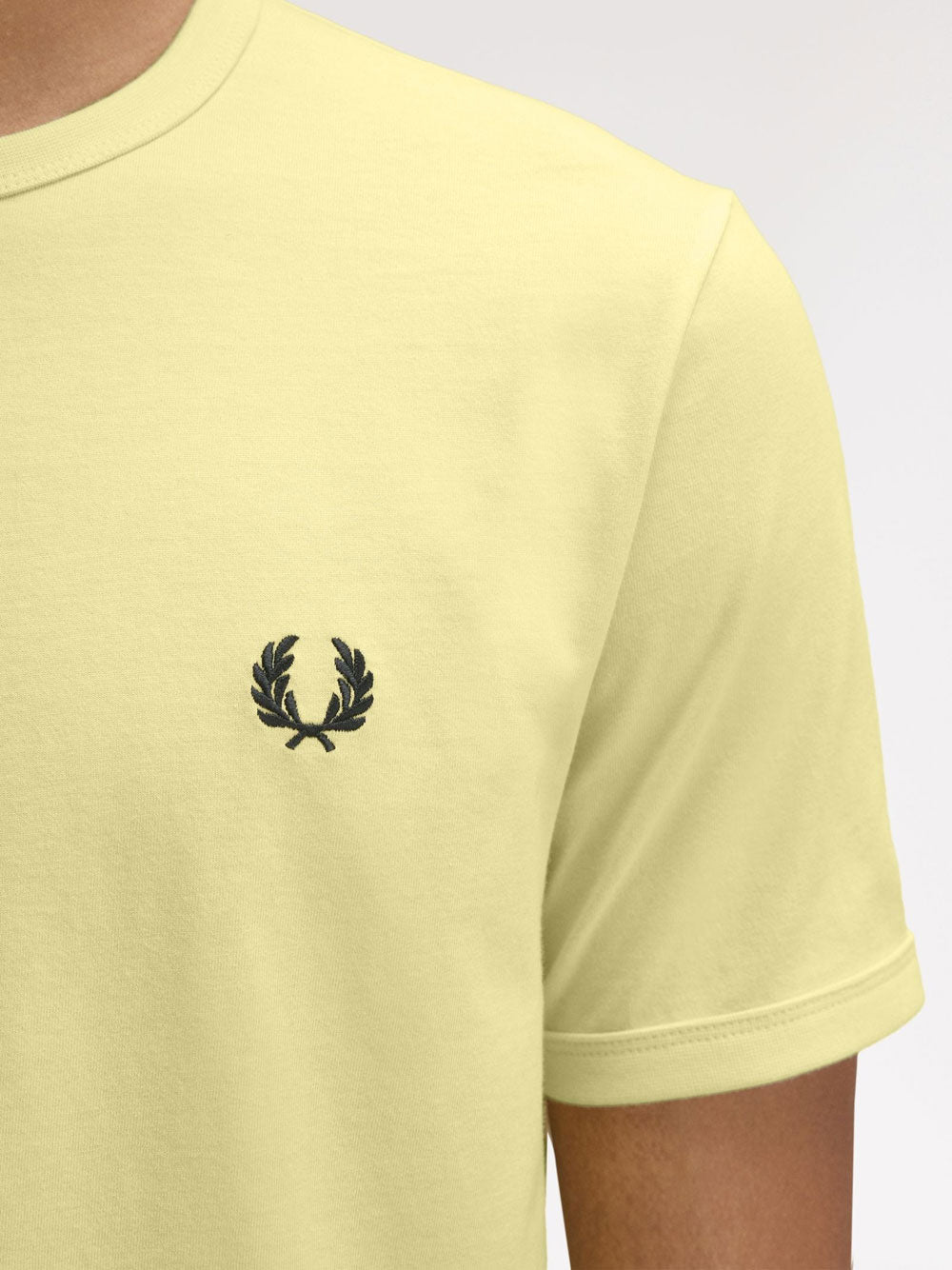 T-shirt Fred Perry da Uomo - Giallo