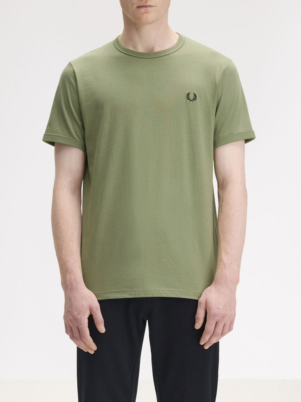 T-shirt Fred Perry da Uomo - Verde