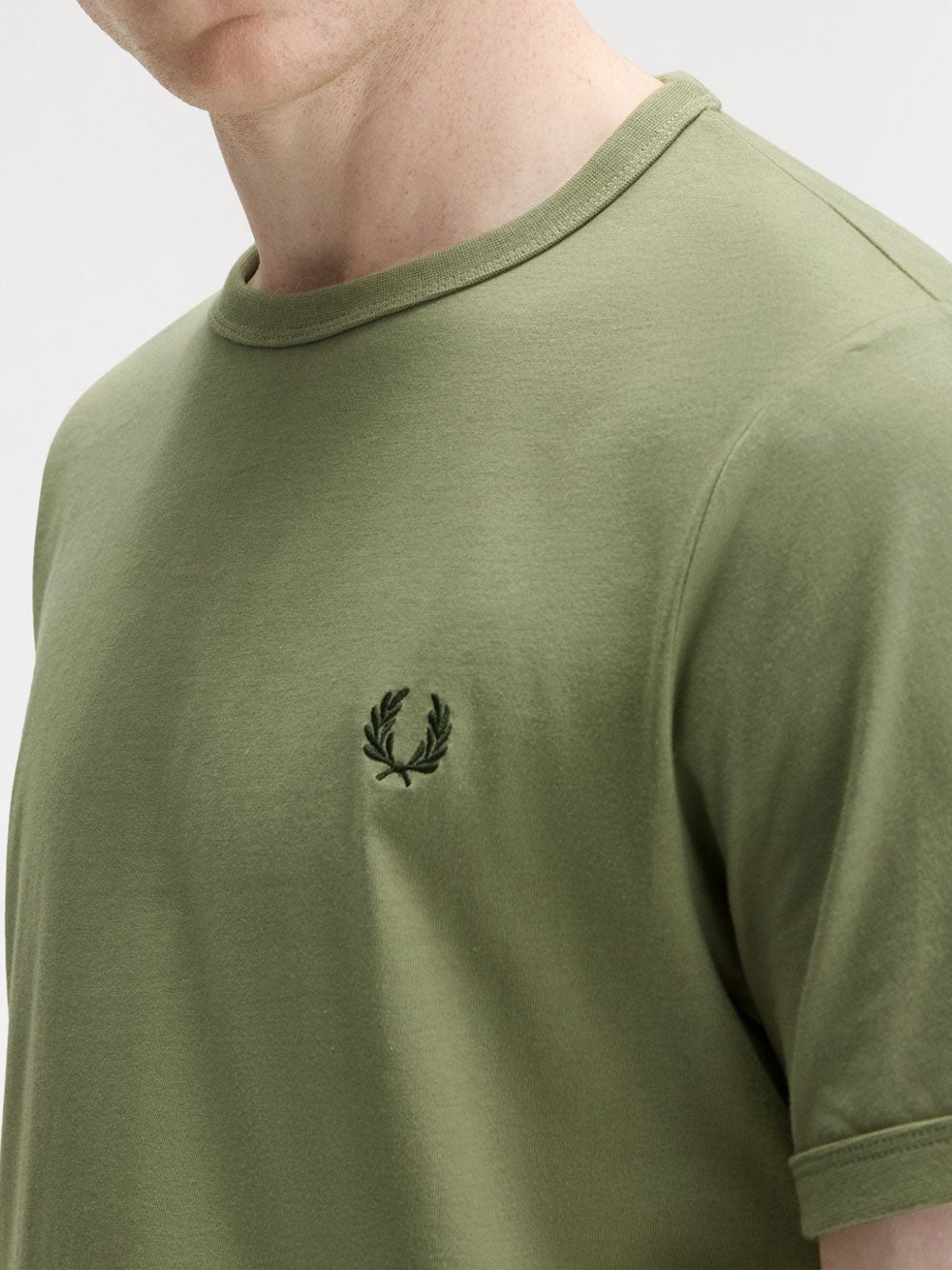 T-shirt Fred Perry da Uomo - Verde