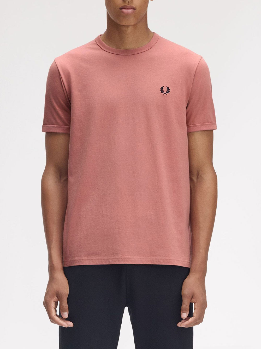 T-shirt Fred Perry da Uomo - Rosa