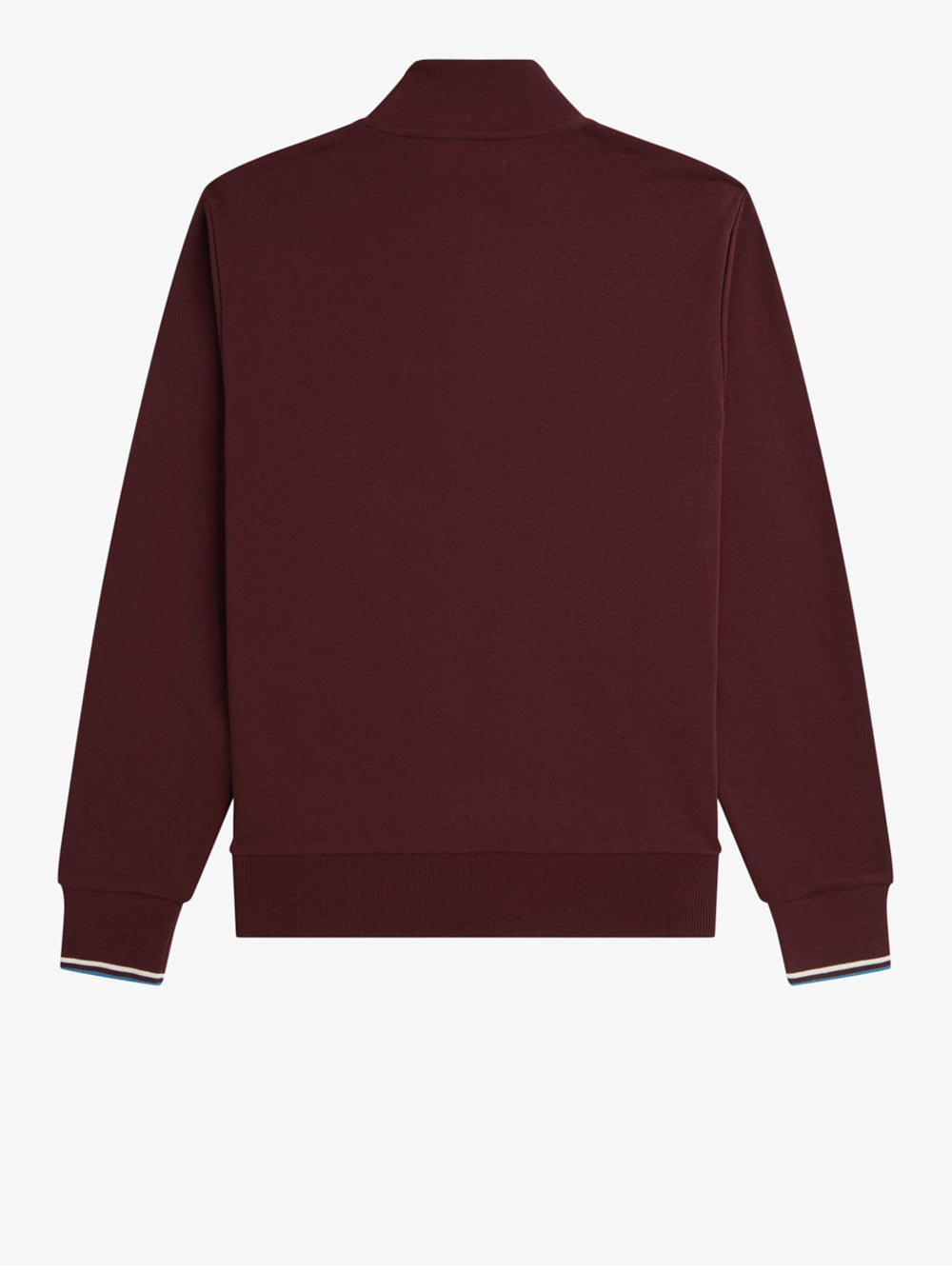 Felpa Zip Fred Perry da Uomo - Bordeaux