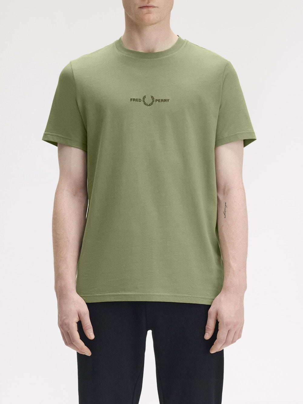 T-shirt Fred Perry da Uomo - Verde
