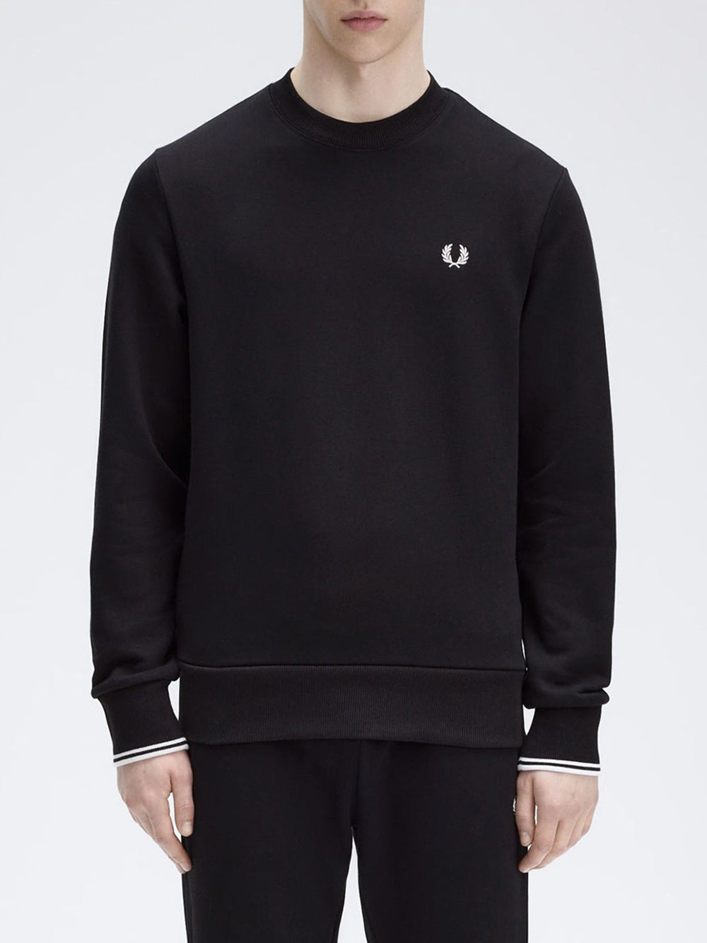 Felpa Fred Perry da Uomo - Nero