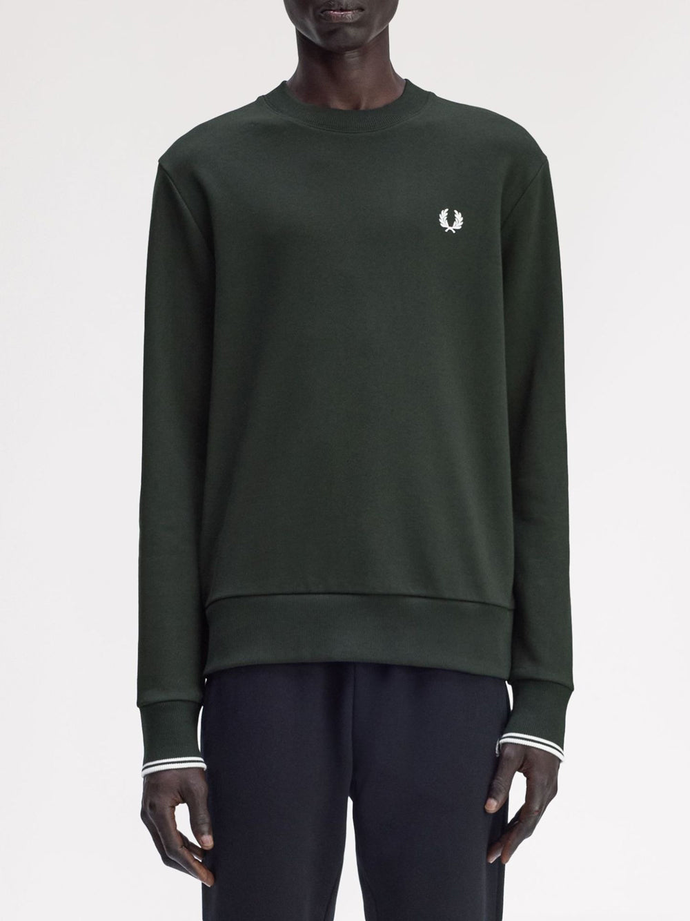 Felpa Fred Perry da Uomo - Verde