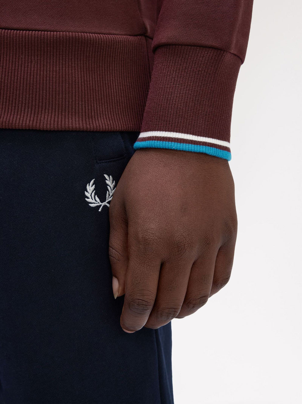 Felpa Fred Perry da Uomo - Bordeaux