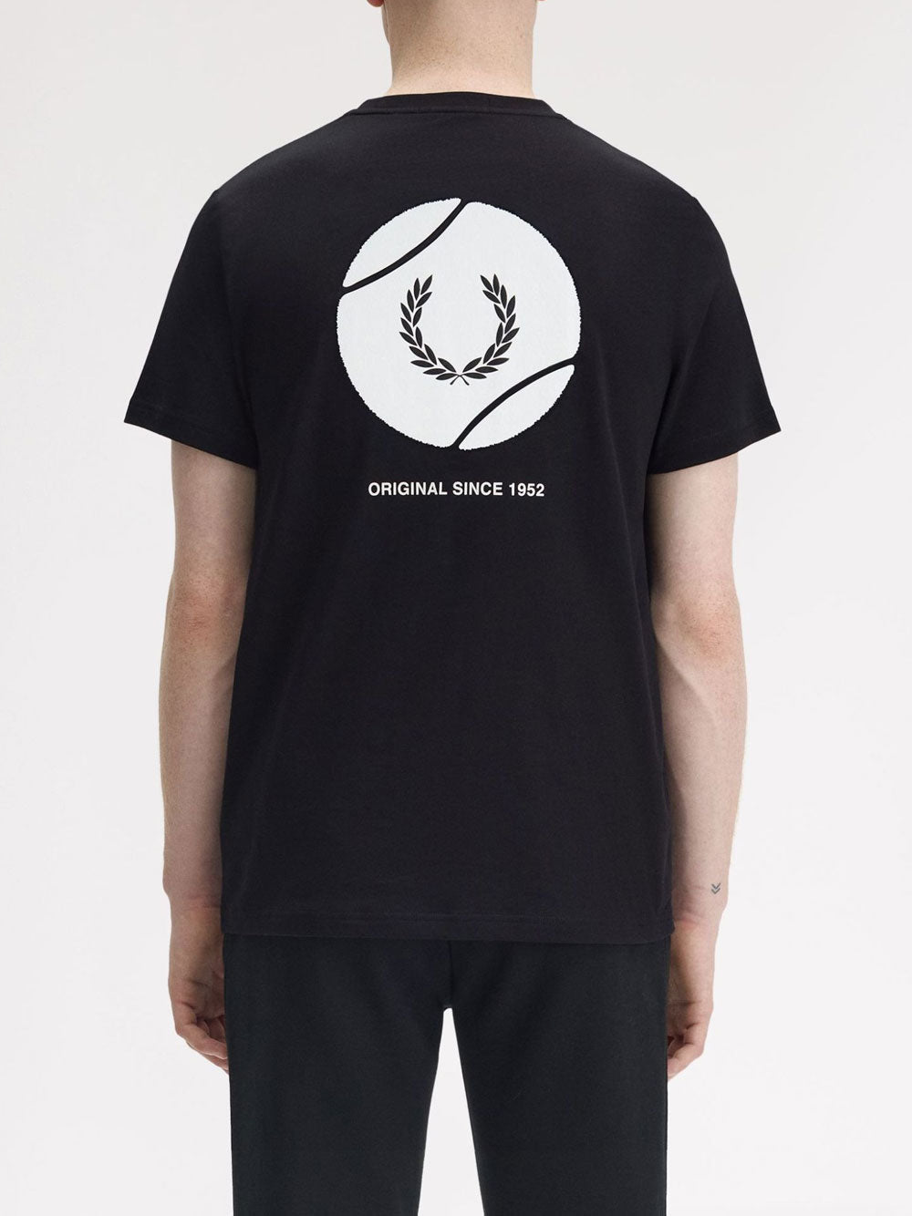 T-shirt Fred Perry da Uomo - Nero
