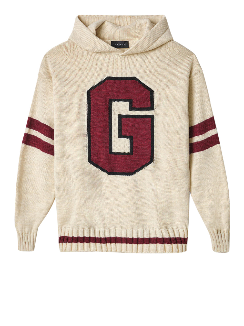 Gaëlle Paris Maglia Gaelle Con Cappuccio da Uomo - Avorio