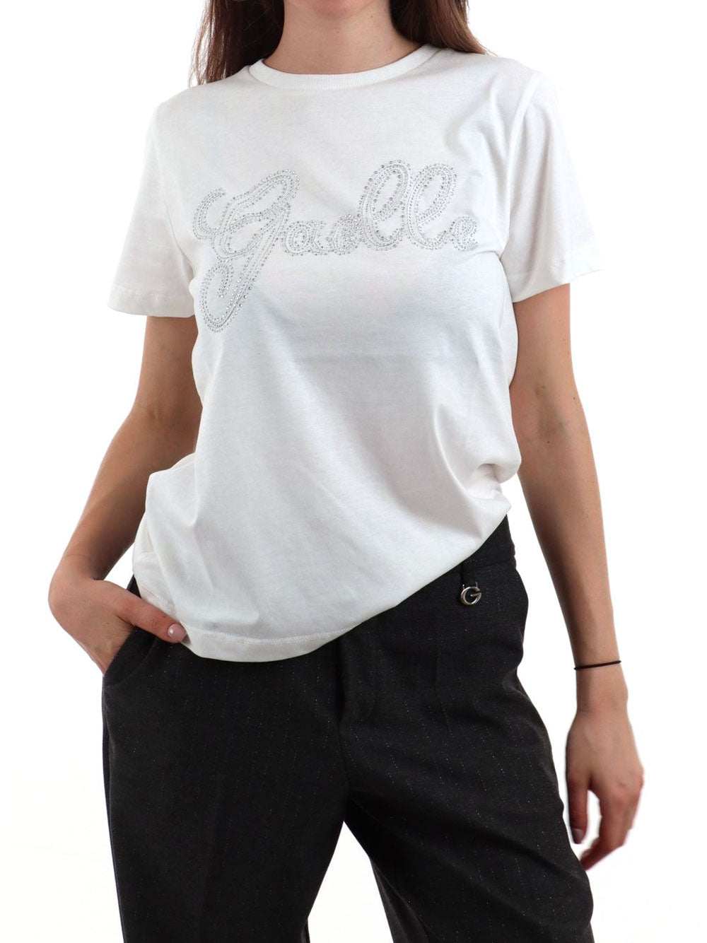 Gaëlle Paris T-shirt Gaelle da Donna - Bianco
