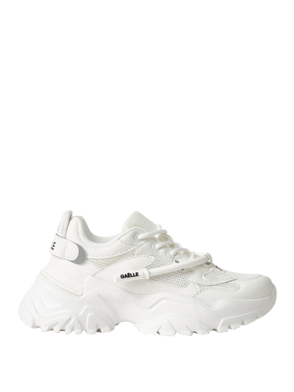 Gaëlle Paris Sneakers Gaelle Running In Mesh da Donna - Bianco