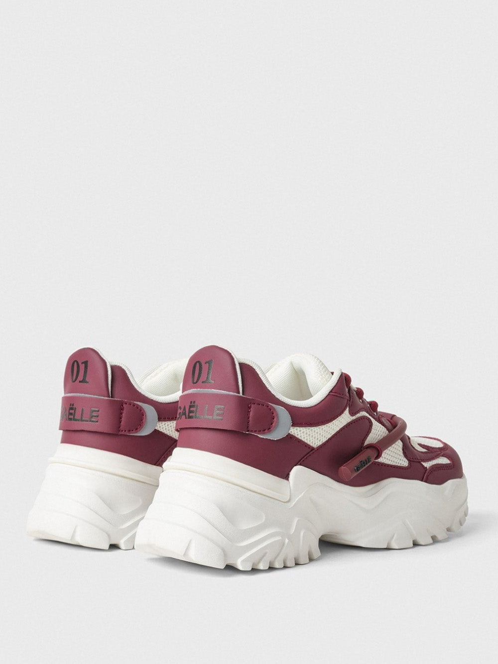 Gaëlle Paris Sneakers Gaelle Running In Mesh da Donna - Bordeaux