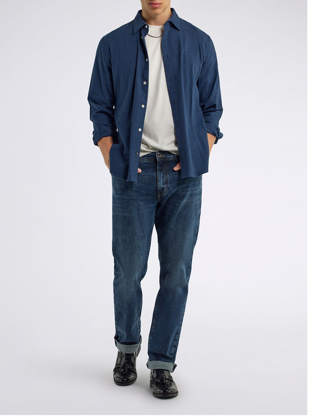 Jeans Straight Gas Morris da Uomo - Denim