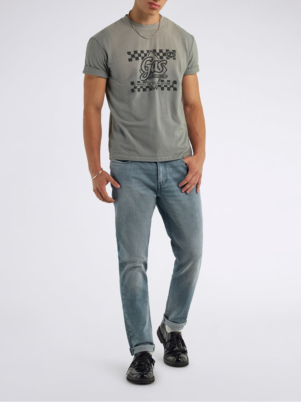 Jeans Skinny Gas Sax da Uomo - Denim