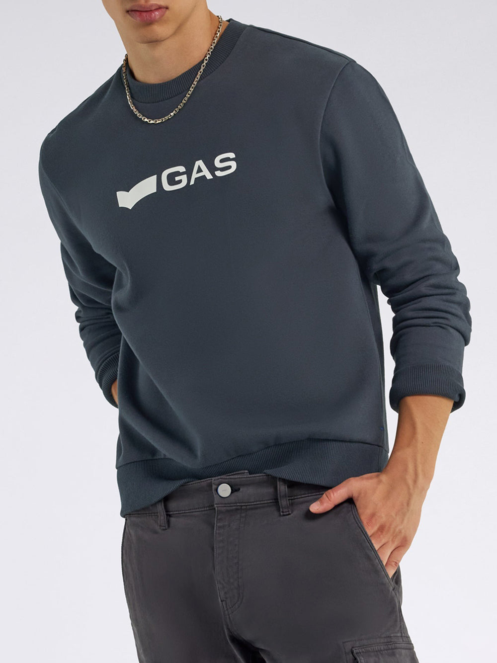 Felpa Gas da Uomo - Grigio