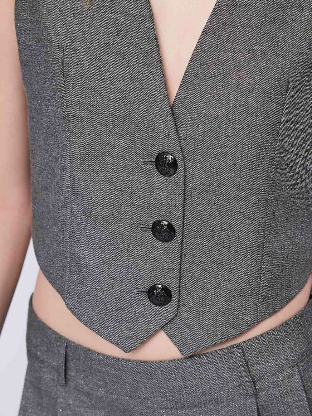 Gaudì Gilet Gaudi da Donna - Grigio