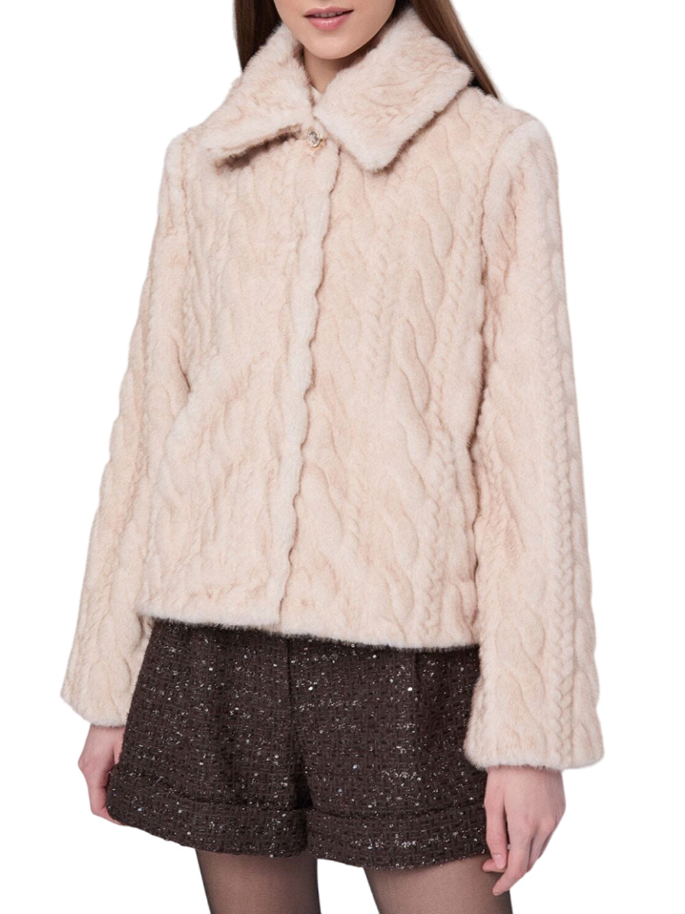 Gaudì Pelliccia Gaudi Ecologica da Donna - Beige