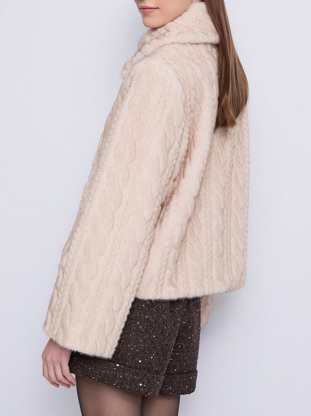 Gaudì Pelliccia Gaudi Ecologica da Donna - Beige