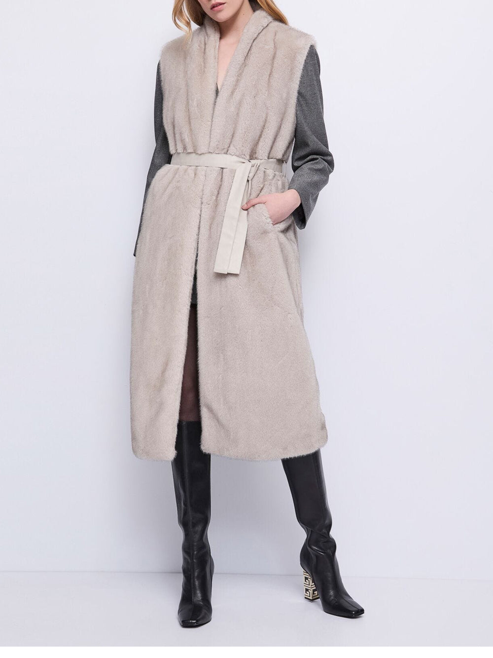 Gaudì Smanicato Gaudi Ecopelliccia da Donna - Grigio