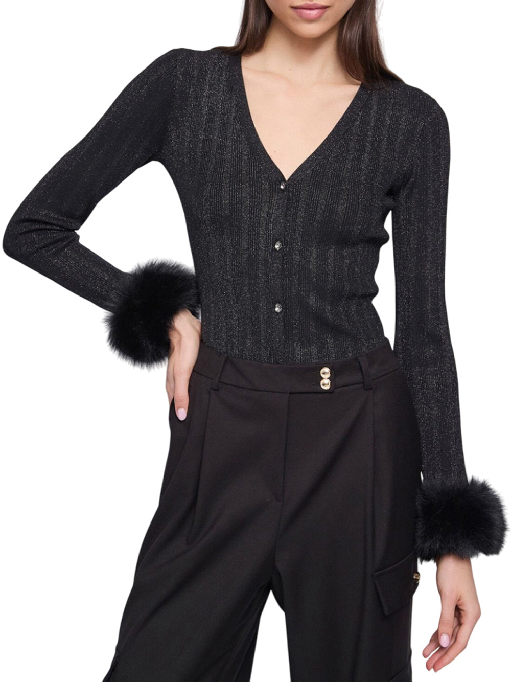 Gaudì Cardigan Gaudi da Donna - Nero