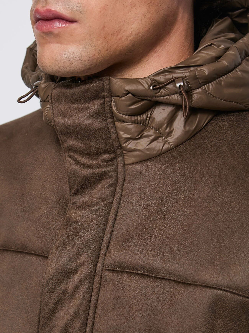 Gaudì Giubbino di Pelle Gaudi Eciologico da Uomo - Marrone