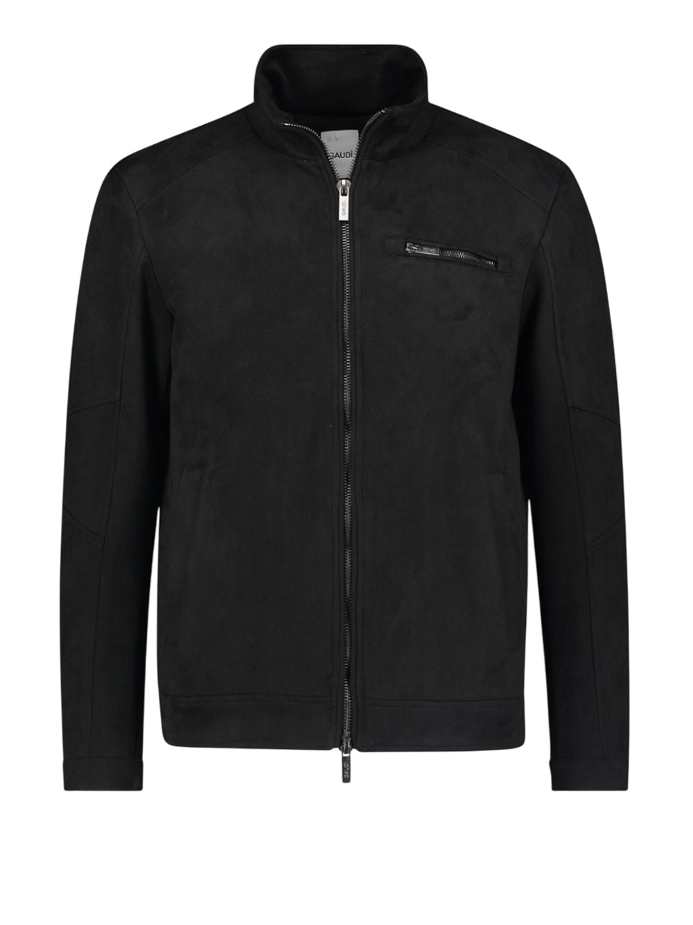 Gaudì Giubbino di Pelle Gaudi Ecologico da Uomo - Nero