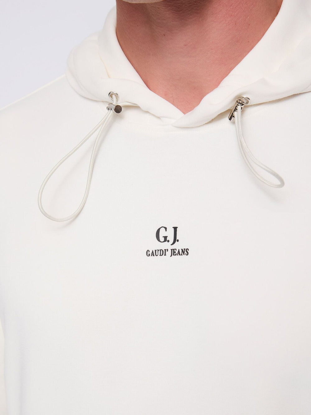 Gaudì Felpa Cappuccio Gaudi da Uomo - Bianco