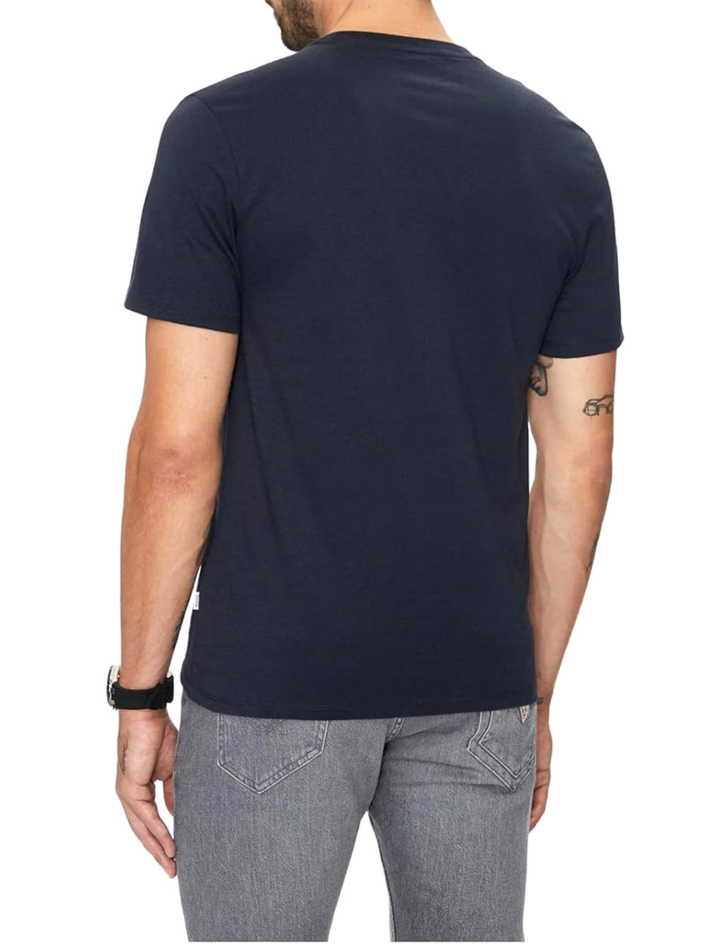 GUESS JEANS T-shirt Uomo Mod. M4YI52 K8HM0 A71W Blu