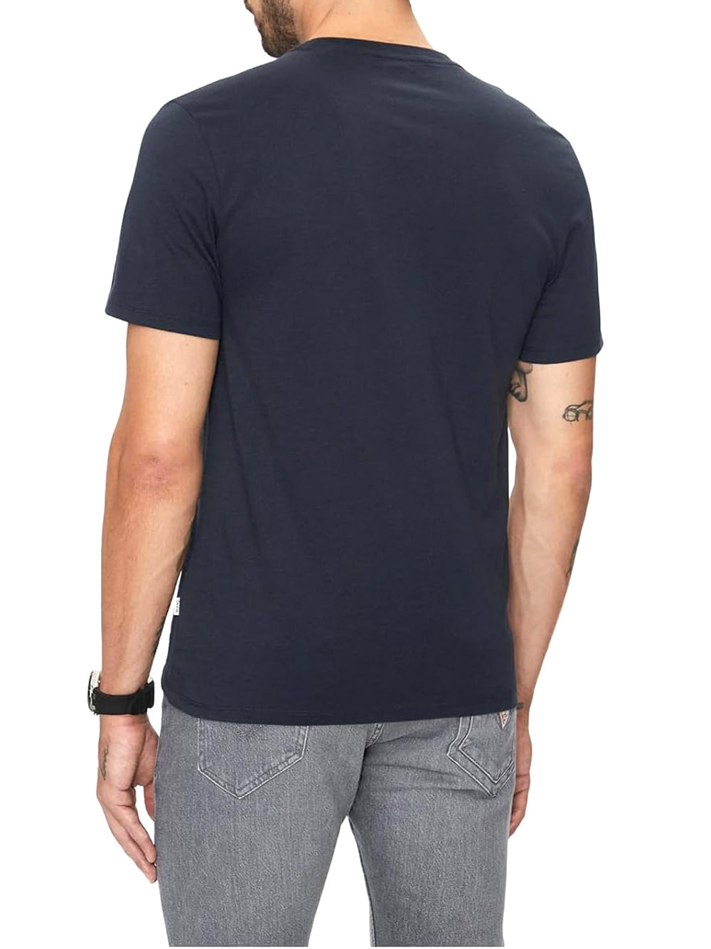 GUESS JEANS T-shirt Uomo Mod. M4YI52 K8HM0 A71W Blu