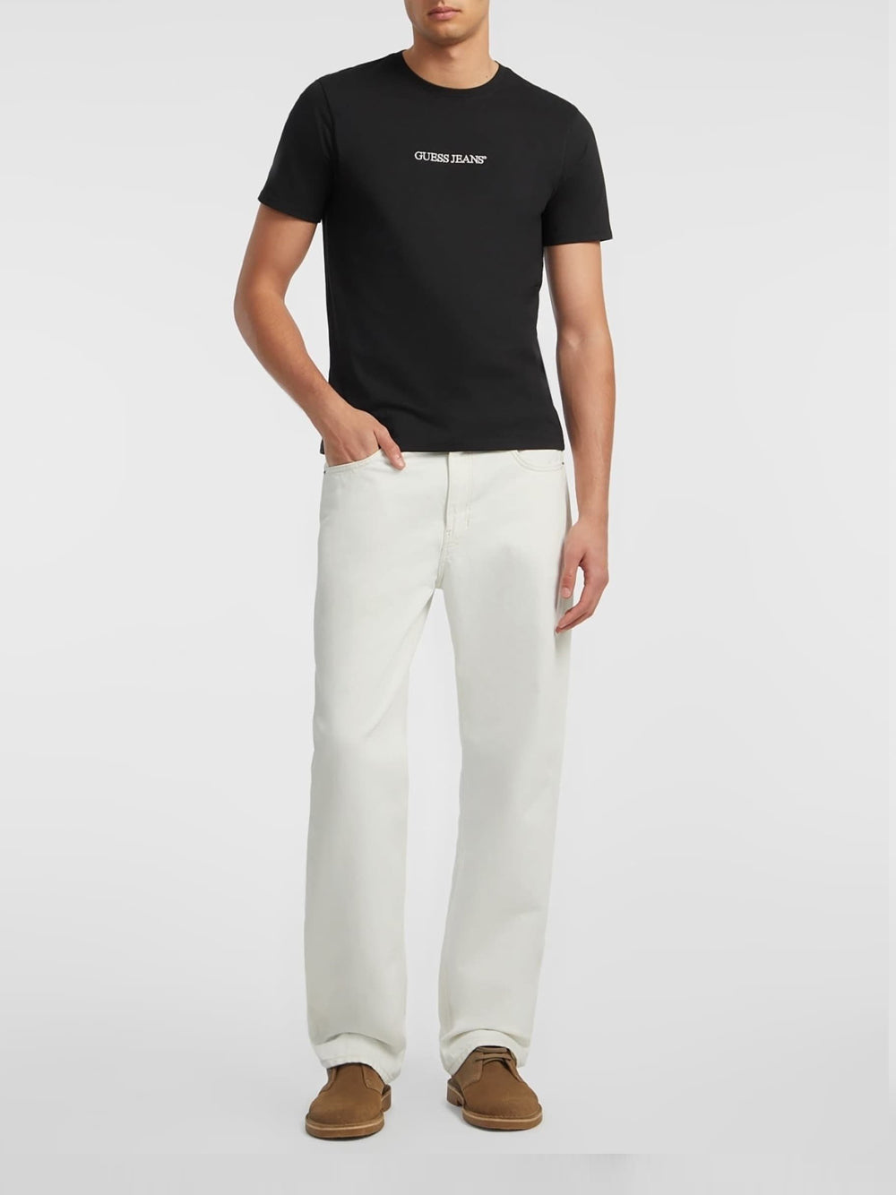 GUESS JEANS T-shirt Uomo Mod. M4YI52 K8HM0 JBLK Black Nero