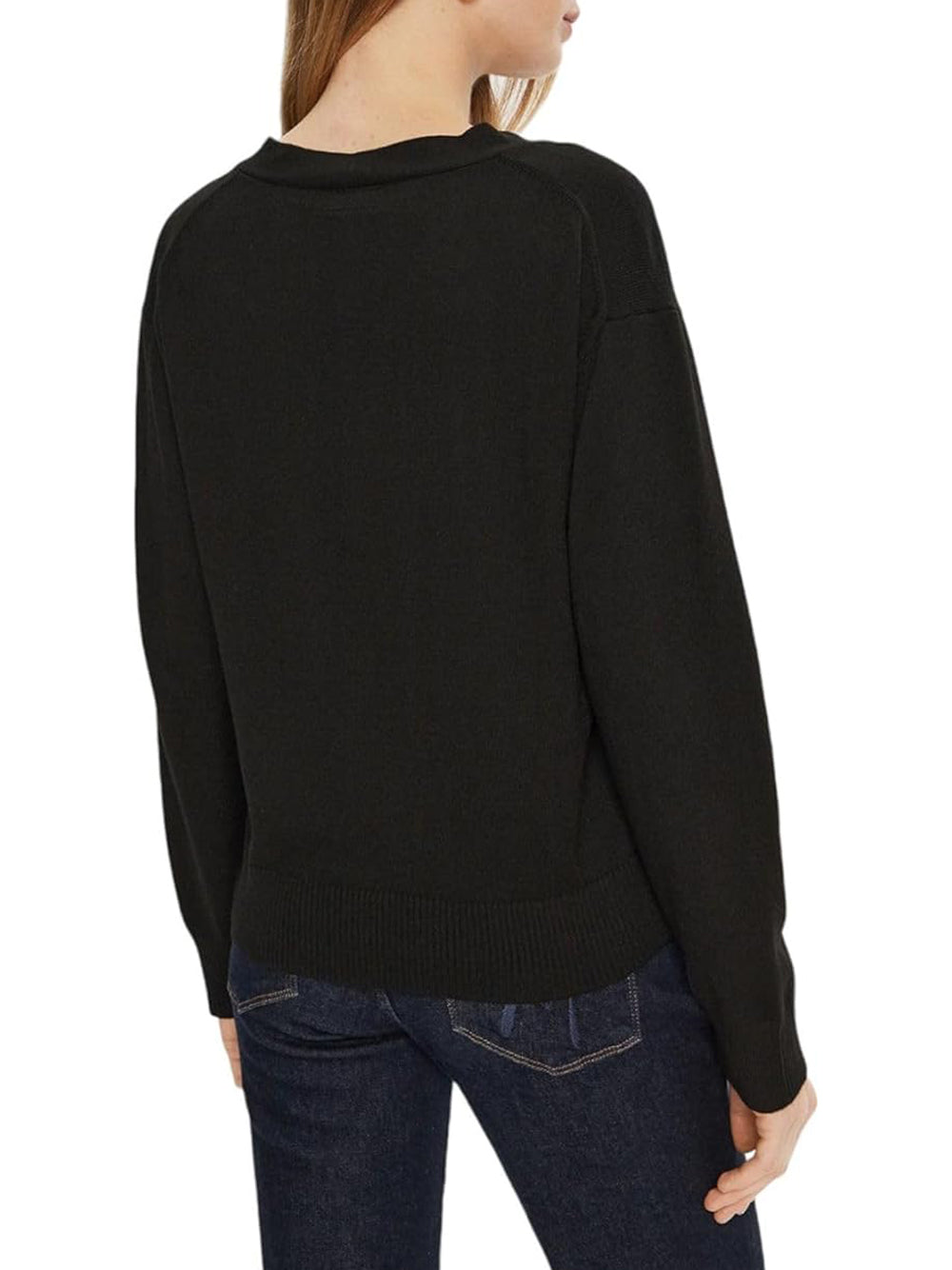 GUESS JEANS Cardigan Donna Mod. W4BR16 Z3HO2 JBLK Nero