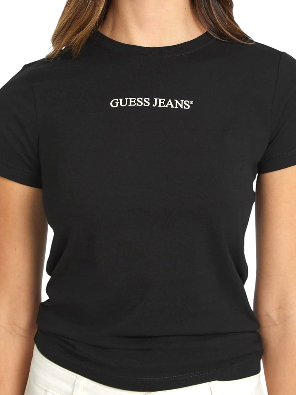 GUESS JEANS T-shirt Donna Mod. W4YI01 J1314 JBLK Nero