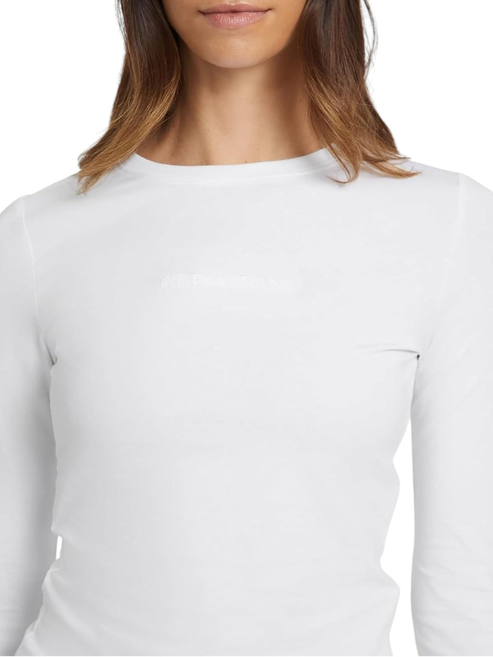 GUESS JEANS T-shitr ml Donna Mod. W4YI22 J1314 G011 Bianco
