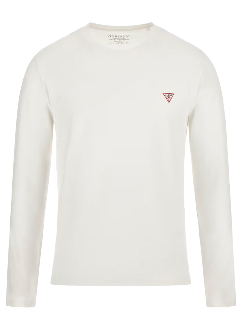 Guess T-shitr manica lunga Uomo Mod. M2YI28 J1314 G011 Bianco