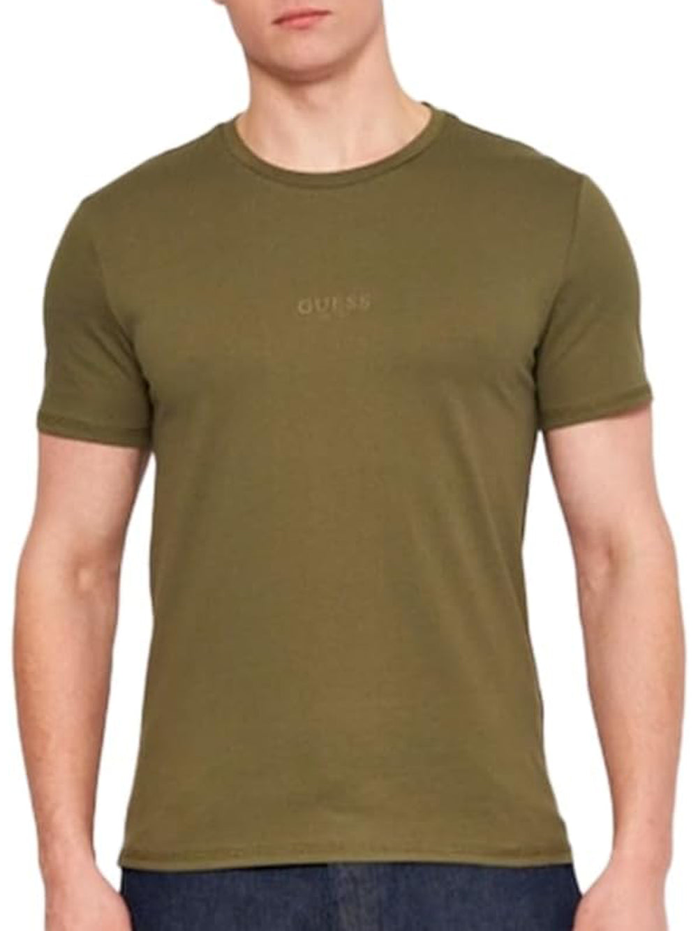 Guess T-shirt Uomo Mod. M2YI72 I3Z14 G896 Army Verde
