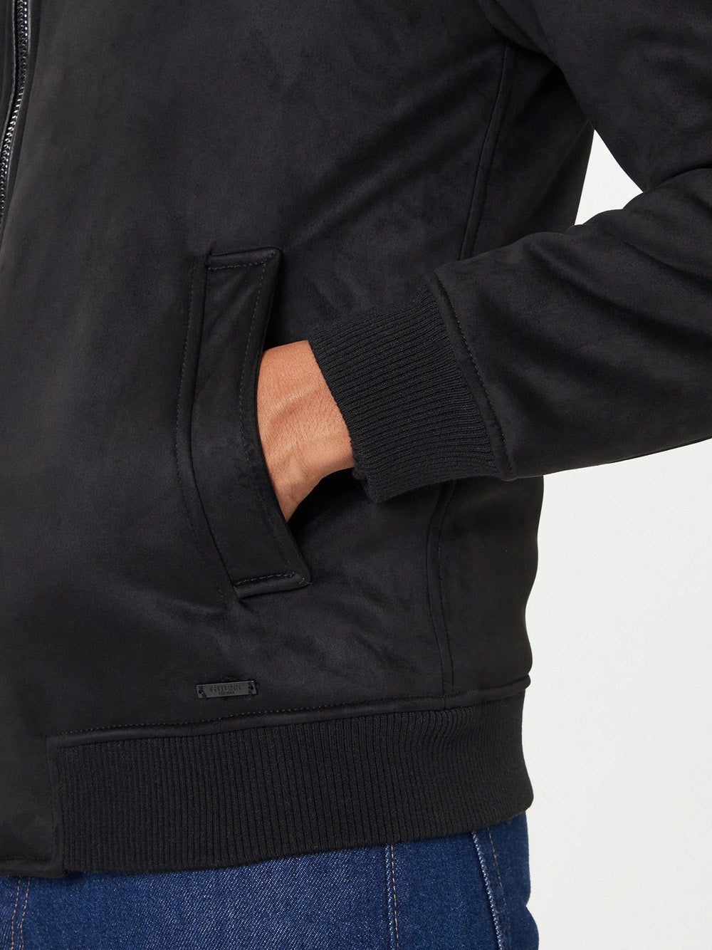 Giubbino Guess Soft Shearling da Uomo - Nero