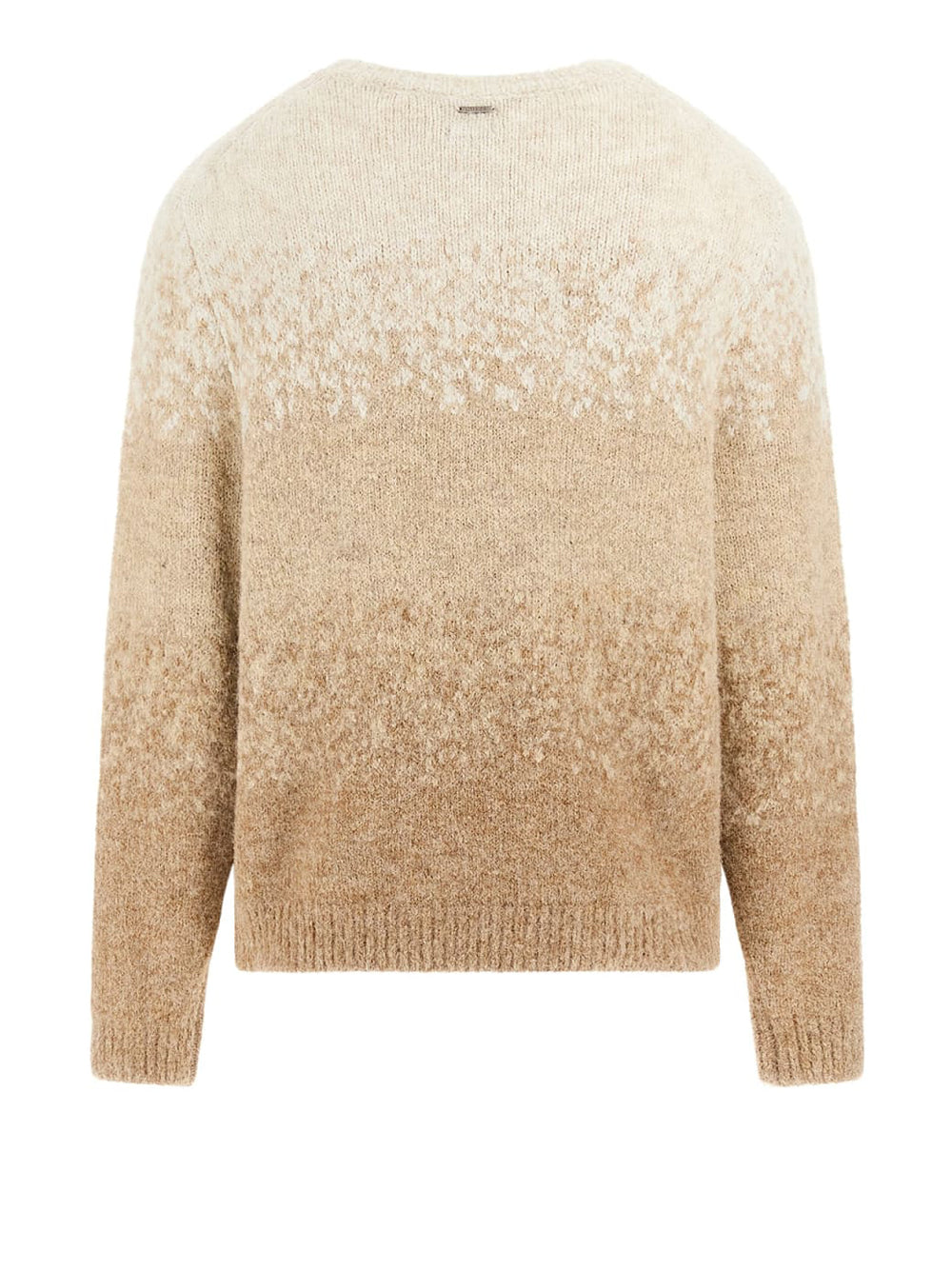Maglione Guess Trey Marled Stripe da Uomo - Beige