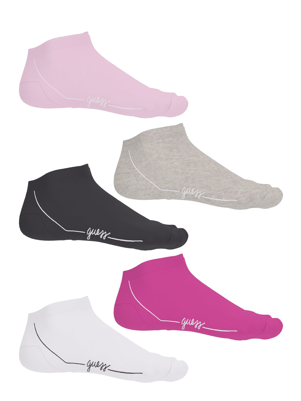 Calzini Guess 5Pack Cotton da Donna - Multicolore