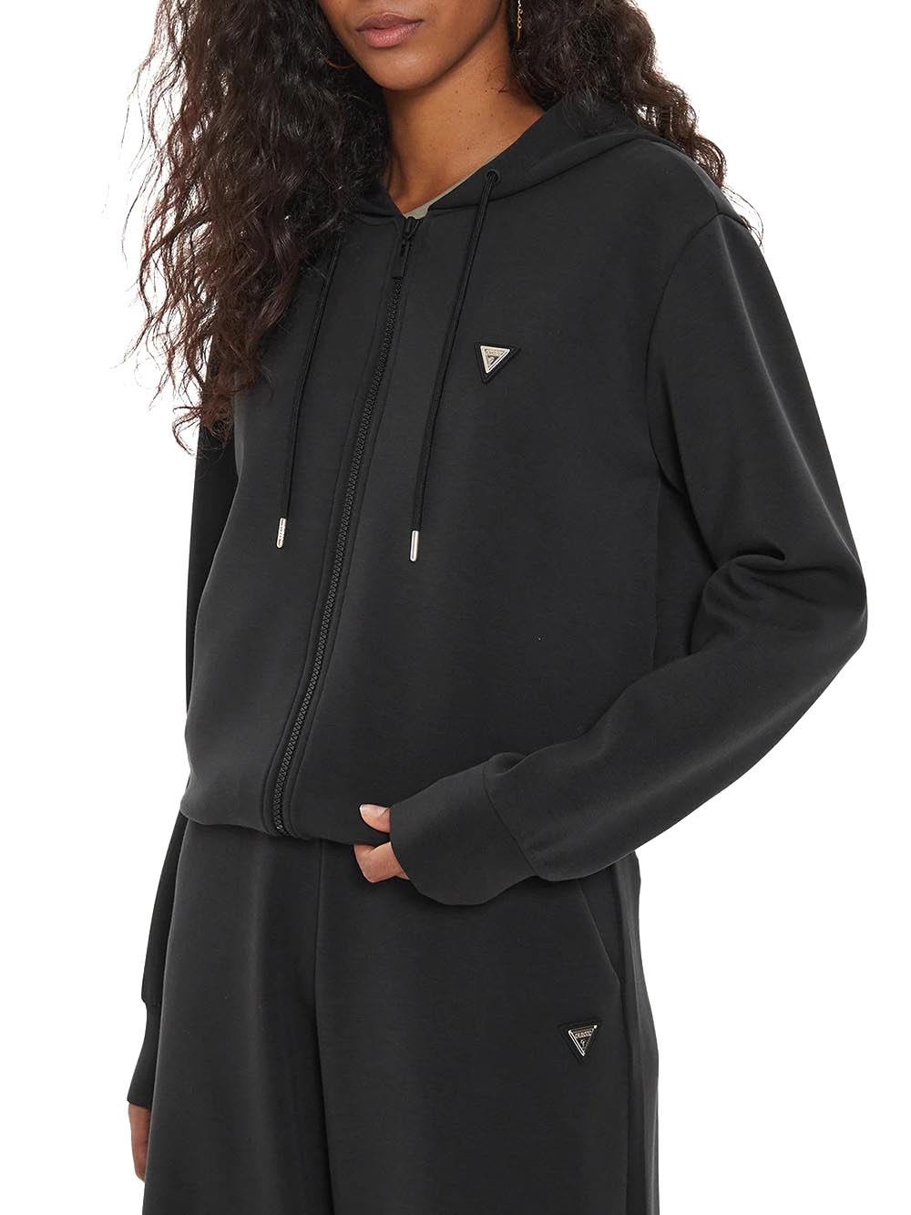 Guess Felpa Donna Mod. V4YQ06 KCAY2 JBLK Nero