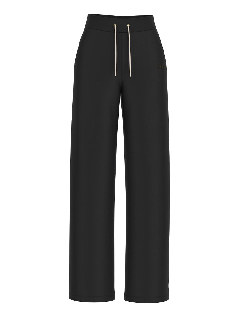 Pantalone Jogger Guess Peony Wide da Donna - Nero