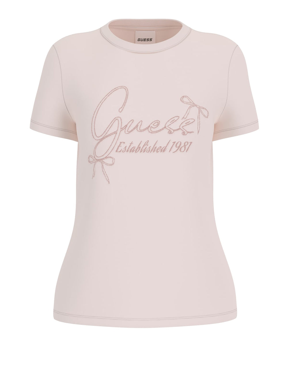 T-shirt Guess Margot da Donna - Avorio