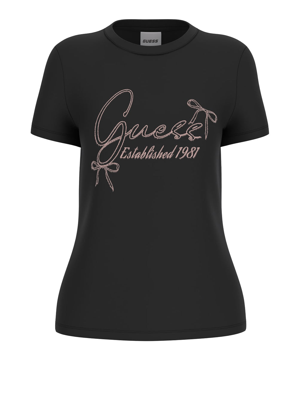 T-shirt Guess Margot da Donna - Nero