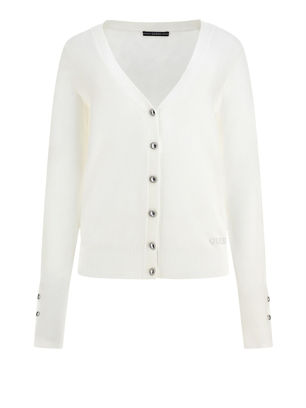 Cardigan Guess Zena da Donna - Bianco