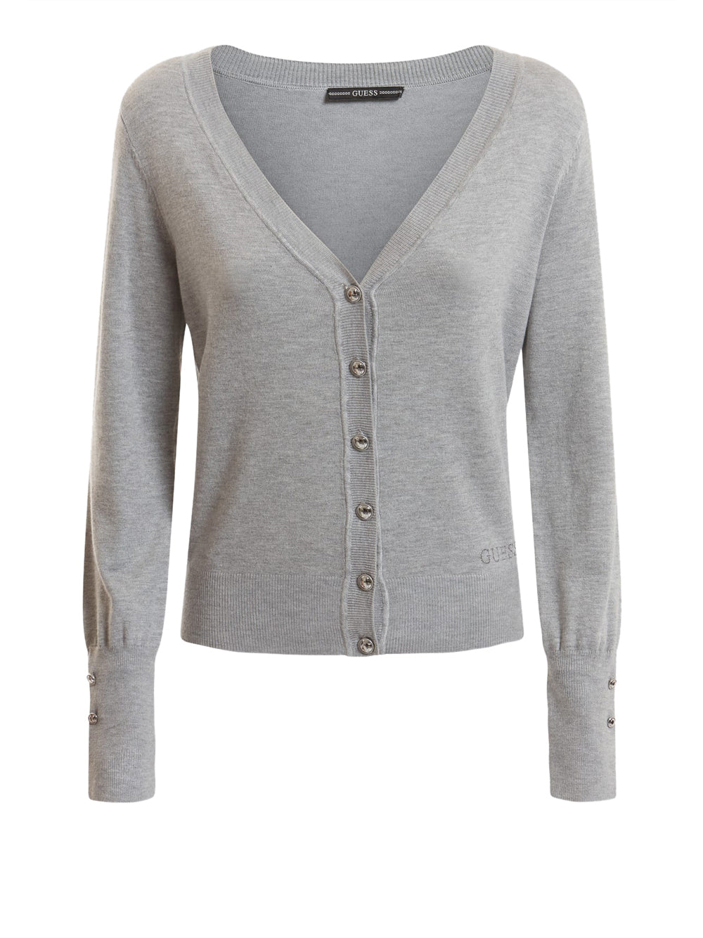 Cardigan Guess Zena da Donna - Grigio