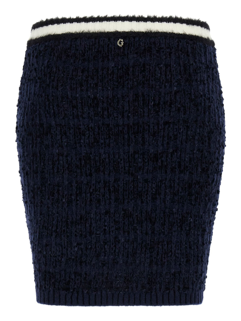 Gonna Mini Guess Aomori Tape Yarn da Donna - Blu