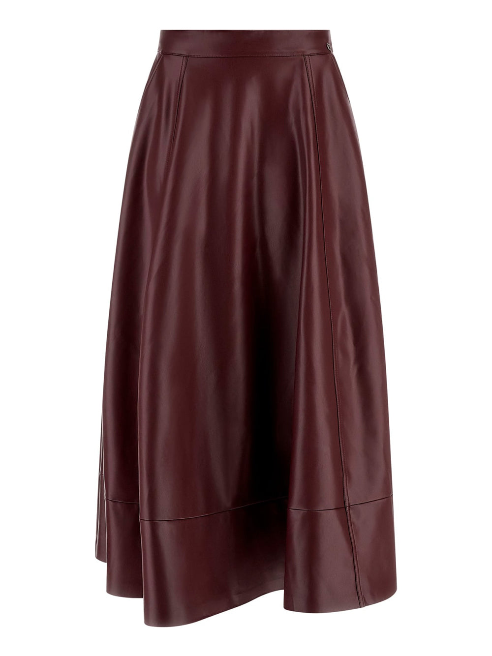 Gonna Longuette Guess Delores Maxi Circle da Donna - Marrone