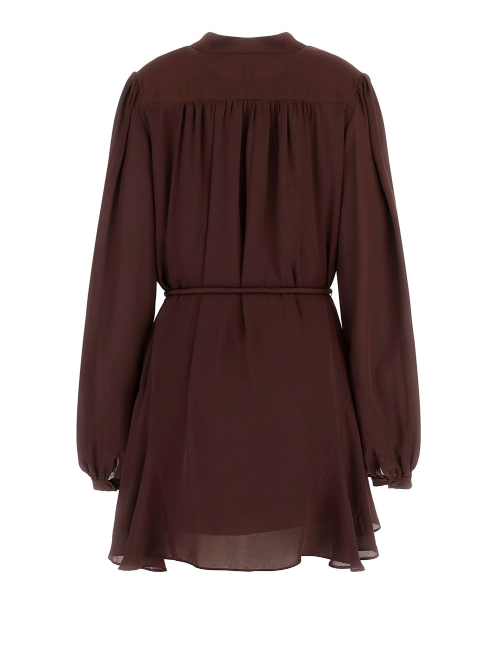 Vestito Mini Guess Wanda Flare da Donna - Marrone