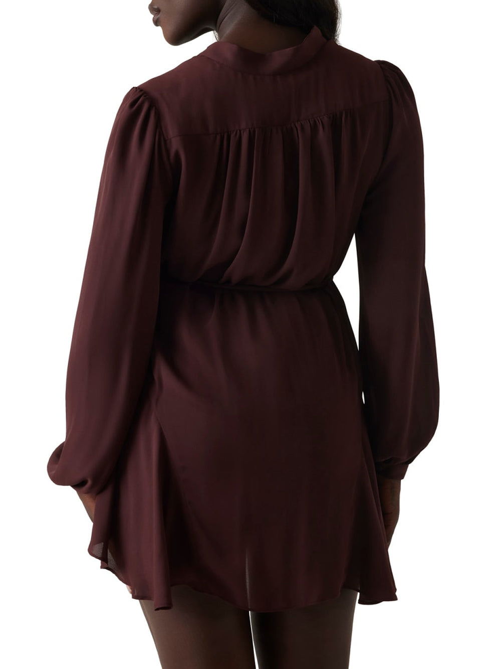 Vestito Mini Guess Wanda Flare da Donna - Marrone