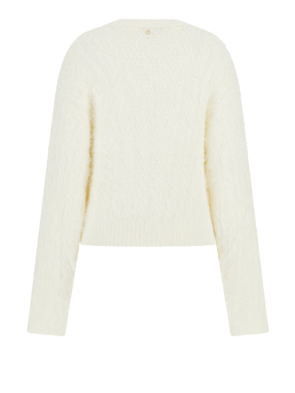 Cardigan Guess Kinako Fuzzy da Donna - Bianco